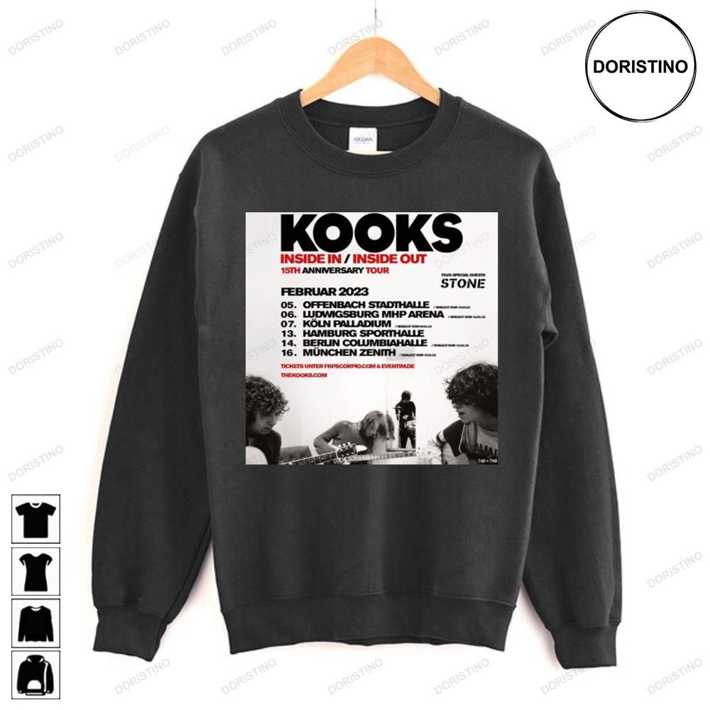 Inside In Inside Out 15th Anniversary 2023 The Kooks Awesome Shirts